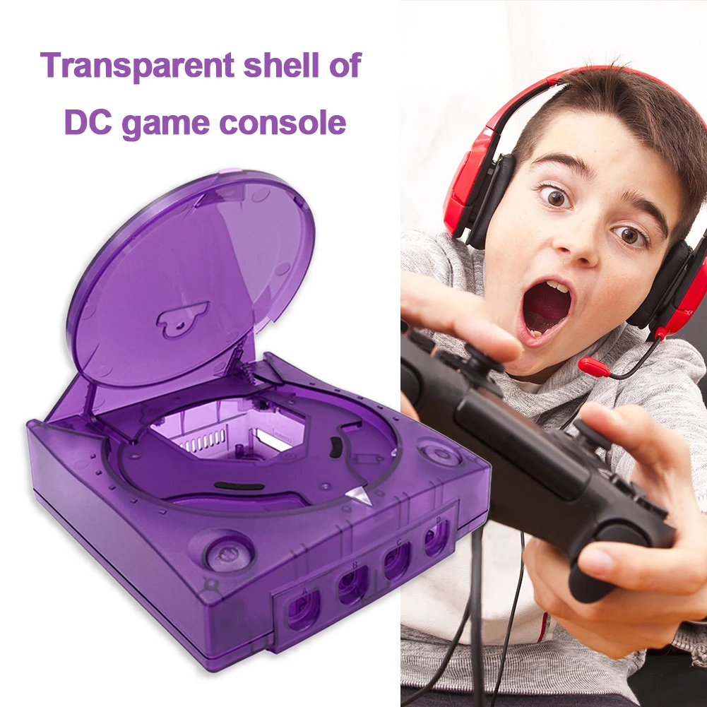 

Protective Translucent Case for SEGA Dreamcast DC Protector Replace Shell Game Console Anti-Scratch Cover Accessory