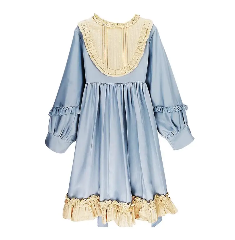 Новинка 2019 японское кавайное платье в стиле &quotЛолита&quot платья с длинным рукавом