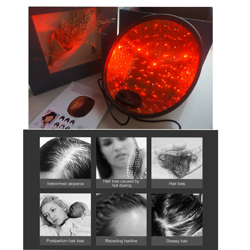 Cold Laser Hair Growth Cap Hat 96 Laser Diodes Hair Loss Therapy Hat Helmet for Hair Regrowth Treatment