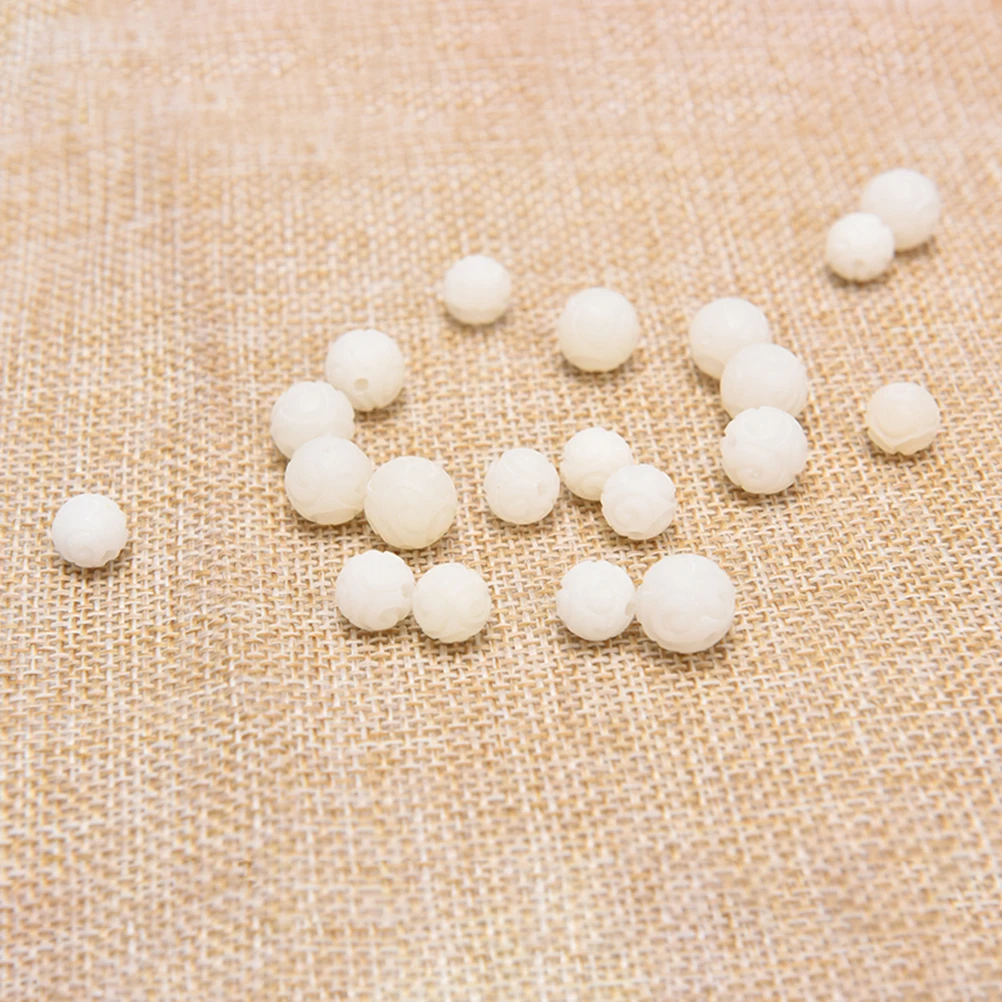 10 шт./лот бусины резные белые нефритовые Будды благоприятные облака DIY аксессуары