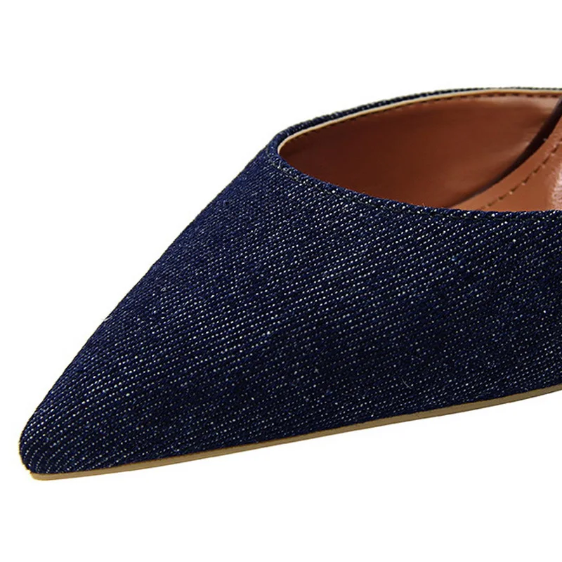 Туфли лодочки Bigtree женские высокий каблук шпилька Весенняя пикантная обувь для