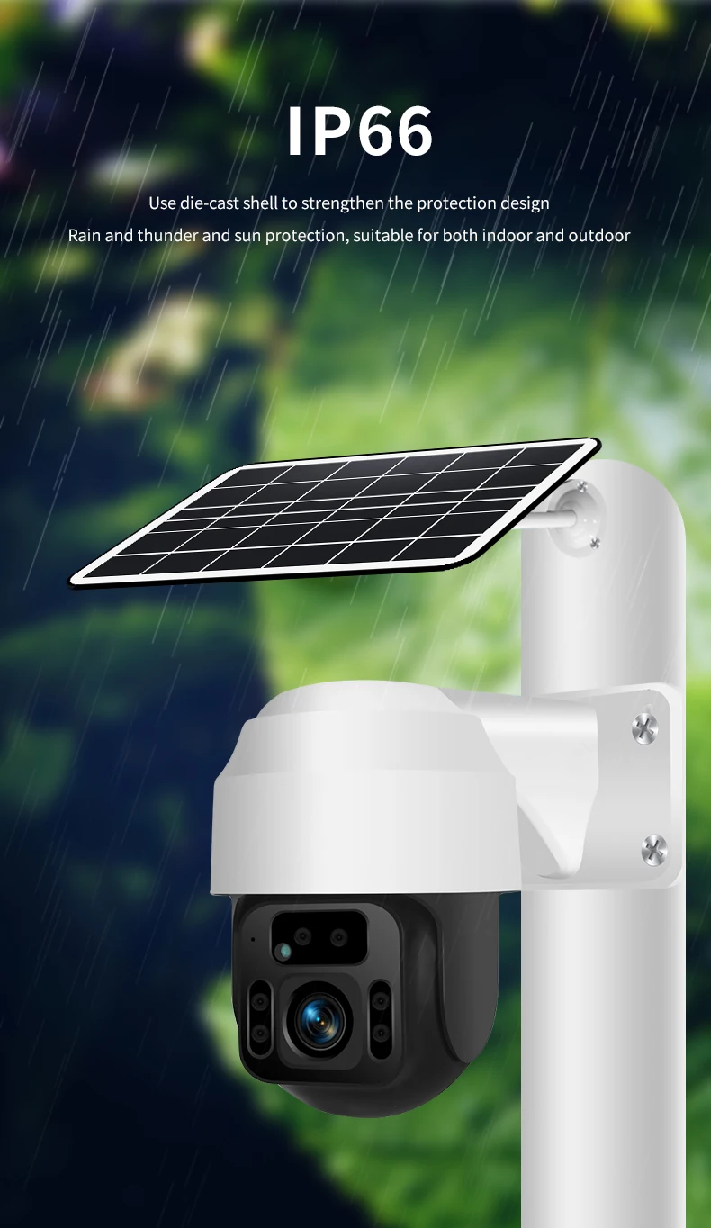 

1080P 2.0MP Solar Battery Power WIFI Video IP Camera Outdoor Night Vision APP Control Surveillance CCTV Hunting Trail IP Camera