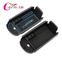 color my life car armrest box storage center console organizer container holder box for toyota c hr chr 2016 2020 accessories