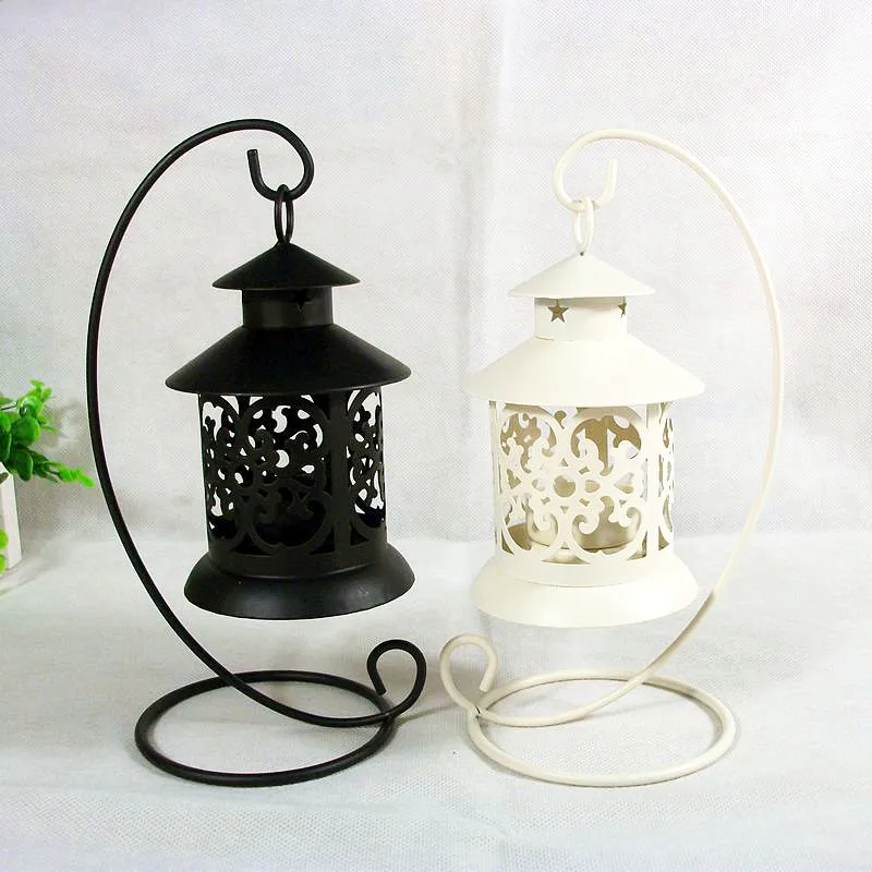 Подсвечник c перфорацией в европейском стиле железа CandlestickCandle подставка