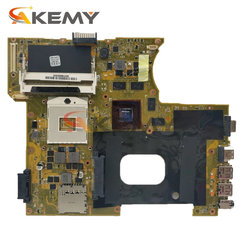 Akemy K42JV GT335M 1GB Материнская плата REV2.2 для For Asus A42J X42J K42J K42JR материнская ноутбука