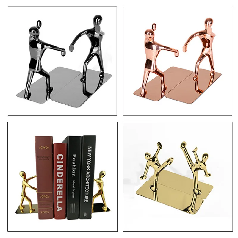 Кунг-фу злодей книжный шкаф творческая личность металлическая книжная подставка
