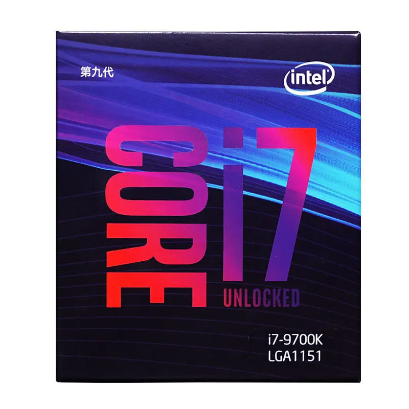 Intel Core i7-9700K настольный процессор 8 ядер до 4,9 ГГц Turbo разблокированный LGA1151 300 серия 95 Вт настольный процессор