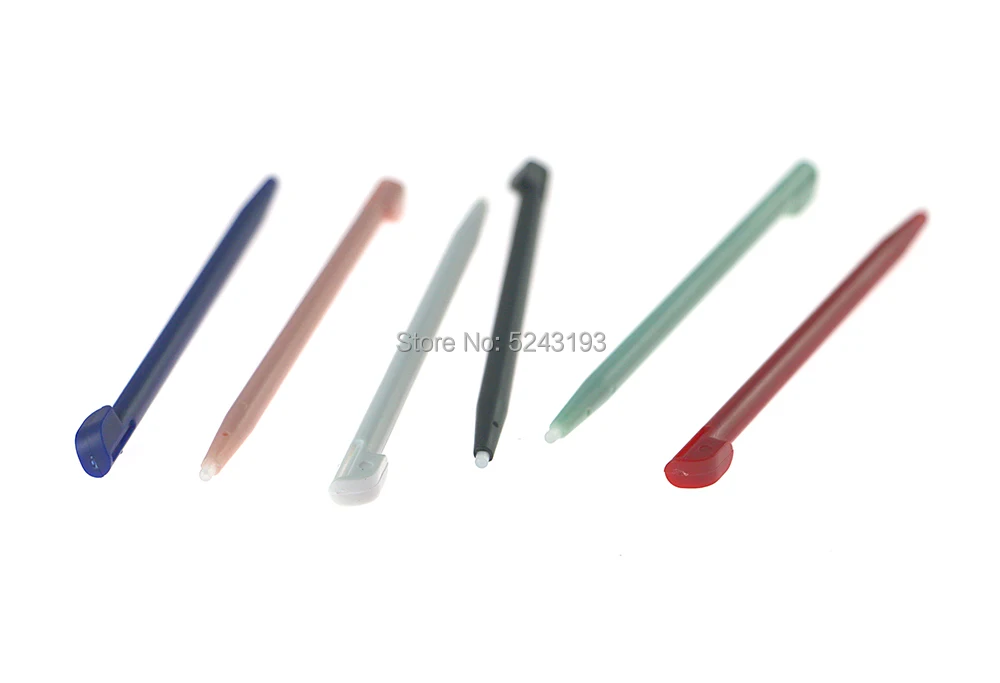 5 шт./лот пластиковый стилус для сенсорного экрана 2DS консоли стилуса (2 типа в