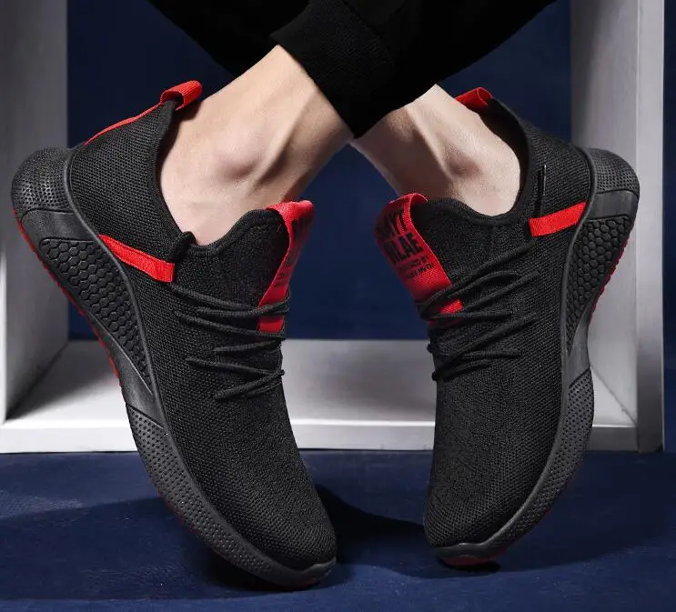 Тканая мужская повседневная обувь дышащая Tenis Masculino zapatos hombre Sapatos Уличная мужские