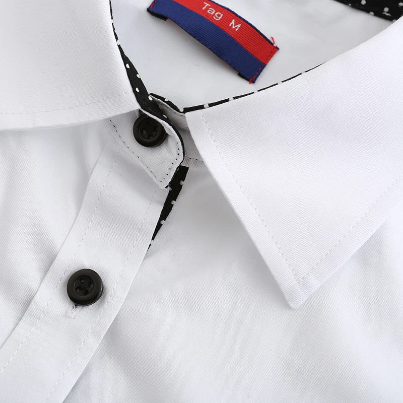 Dioufond 2020 летняя хлопковая блузка в горошек с коротким рукавом белая женская