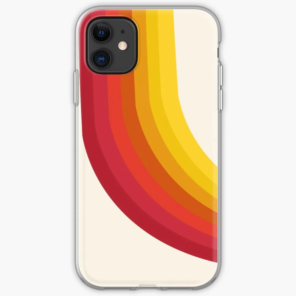 4Sho Ретро 70s мягкий чехол для iPhone 7 8 6 6s Plus 5S 4 силиконовый прозрачный X Xs 11 Pro Max