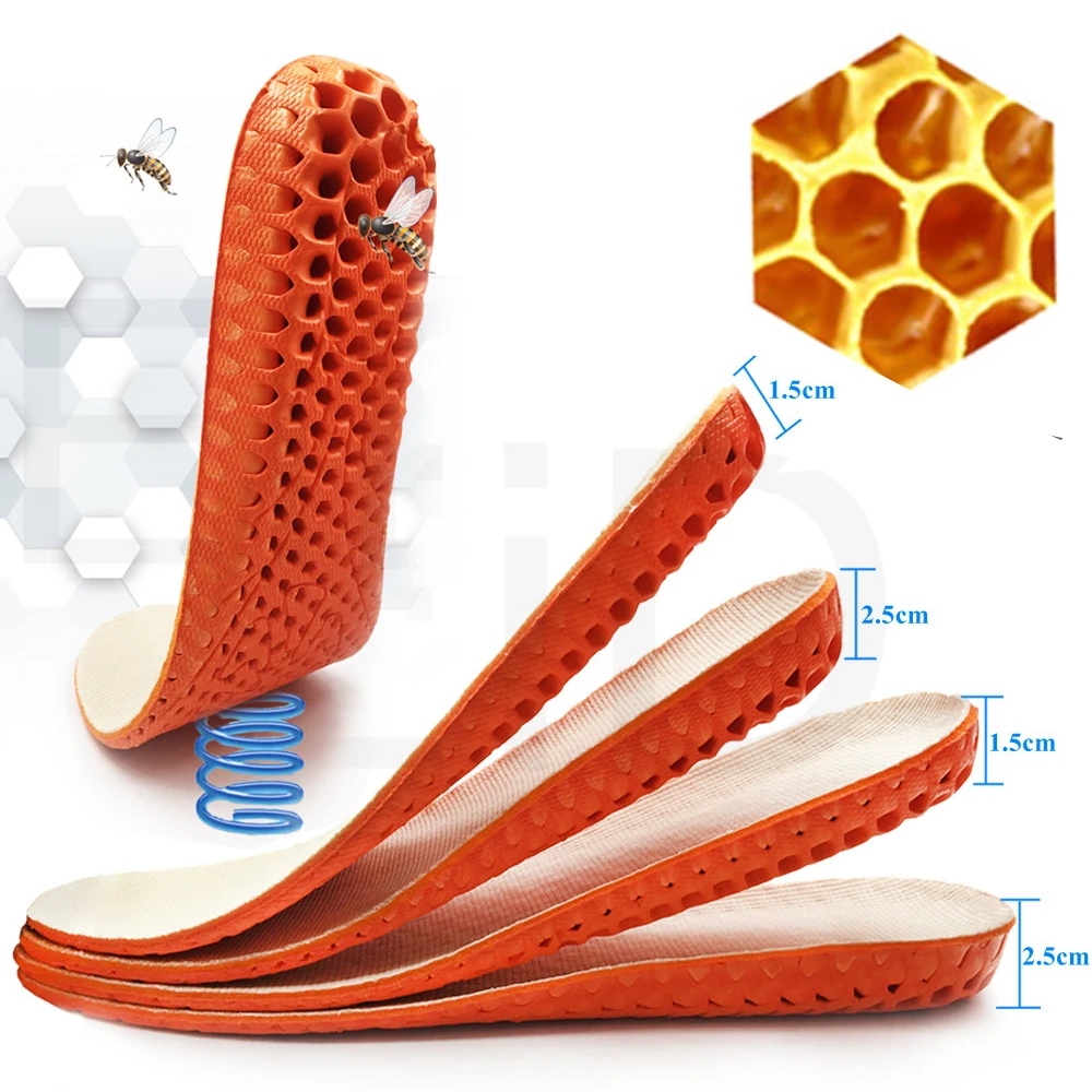 Стельки увеличенные из пены с эффектом памяти 1 5 2 см|Стельки| |