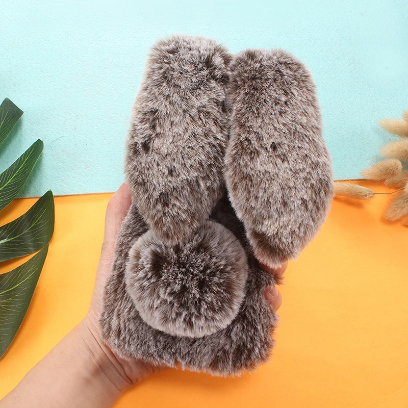 DIY мягкий горячий ручной кролик красивый стильный защитный чехол для телефона