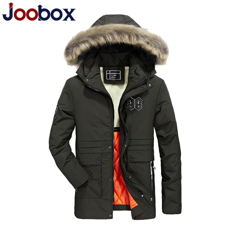 Men 2019 Winter New Vintage Casual Fur Collar Hooded Parkas Jacket Men Style Outdoor Thick Warm Waterproof Outwear Zipper Parkas