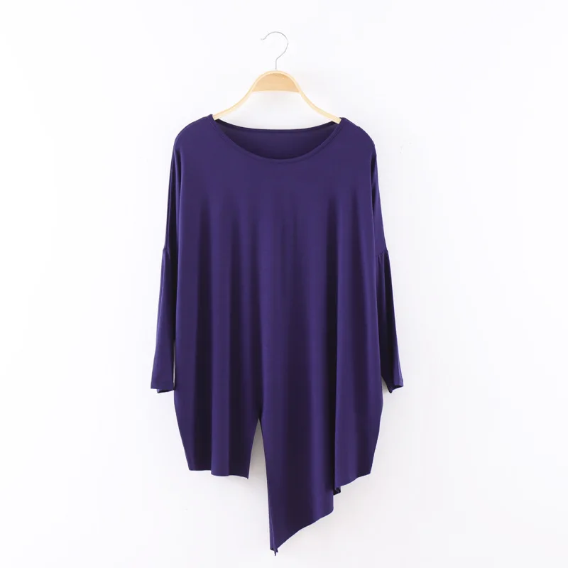 Новинка 2021 женская одежда для йоги однотонная блузка с асимметричным подолом