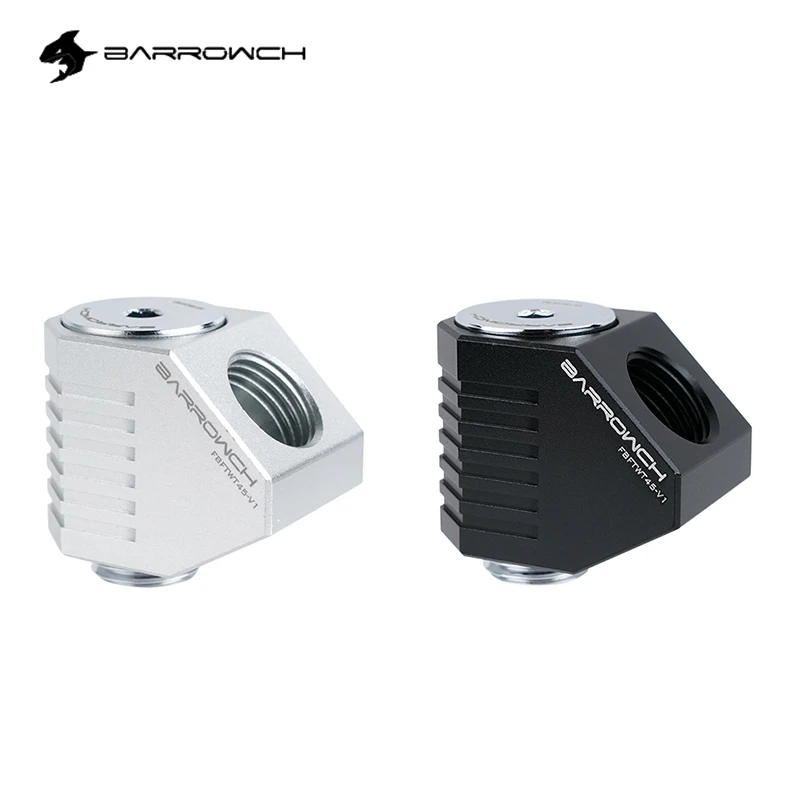 Rowch 45 градусов поворотные фитинги комплект водяного охлаждения встроенный