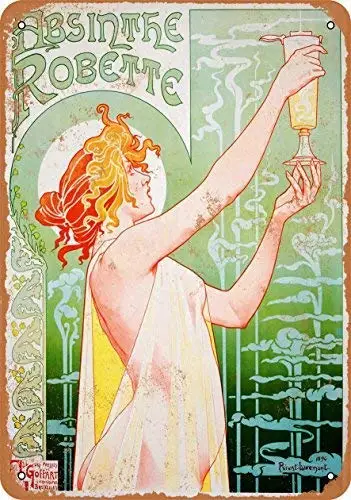 

Absinthe Robette Wall Plaque Sign 8X12 Inch