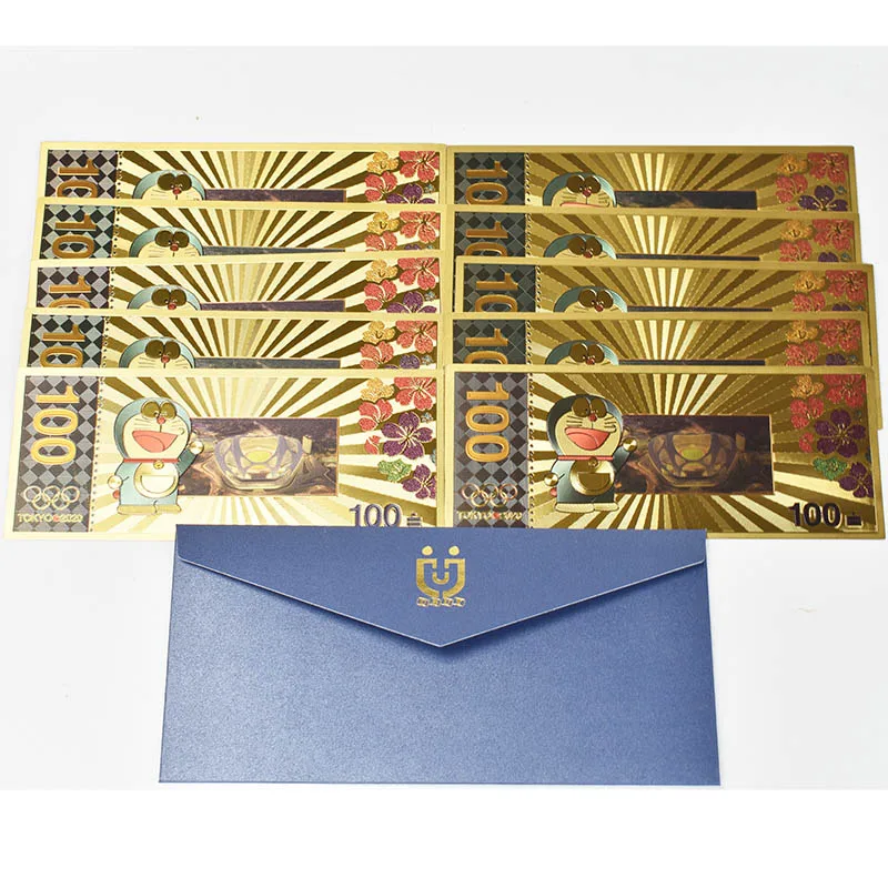 10 шт./лот популярный японский Дораэмон Токио 2020 подходящий город 100 коллекция