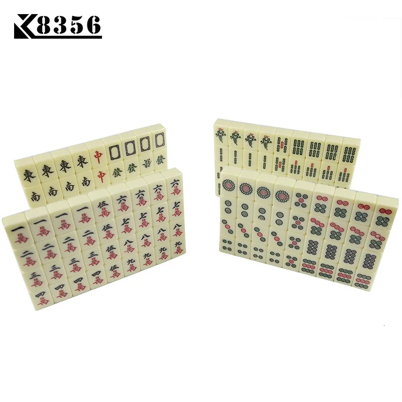 K8356 Мини маджонг Портативный охраны окружающей среды Меламиновый Набор для игры
