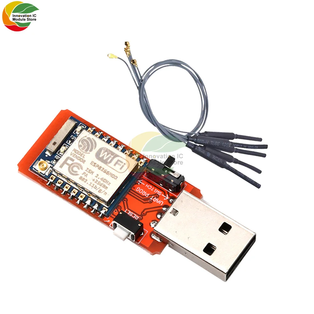 CH340G USB к ESP8266 ESP07 ESP 07 Wi Fi Беспроводной модуля преобразователя макетная плата