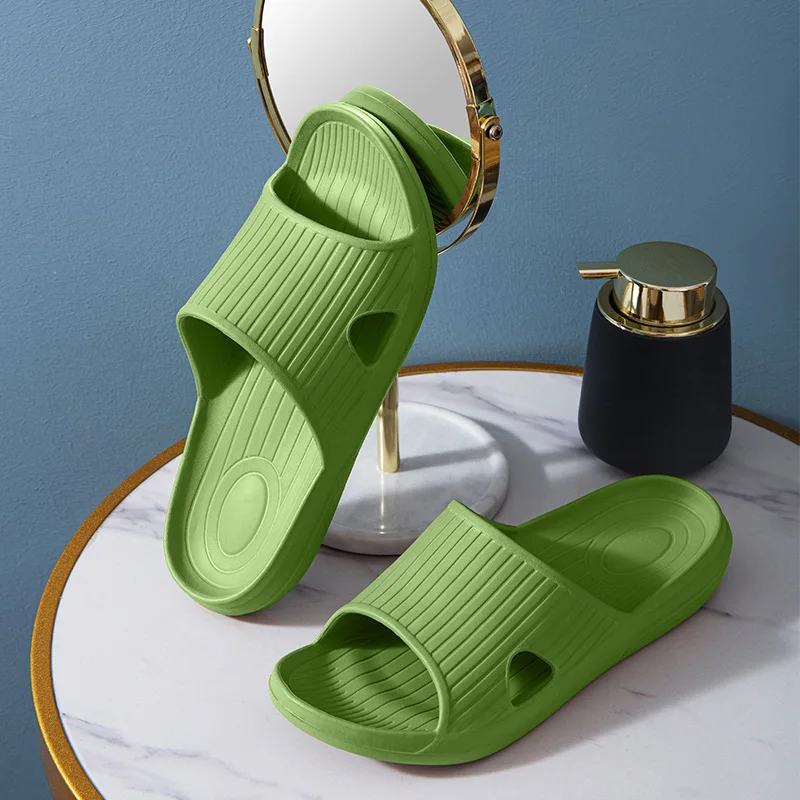 

Slipper woman summer family slipper home man bathroom antiskid shower slipper female EVA slipper wear Sandal