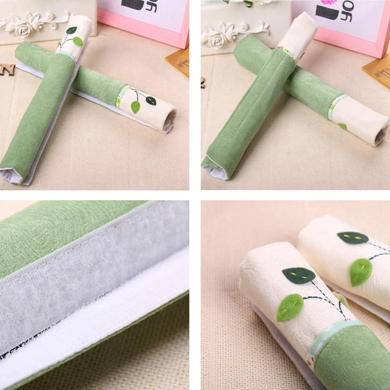 

Refrigerator and Door Handle Covers Kitchen Appliance Protective Gloves Anti-Slip Decor for Ovens Microwaves (Green)