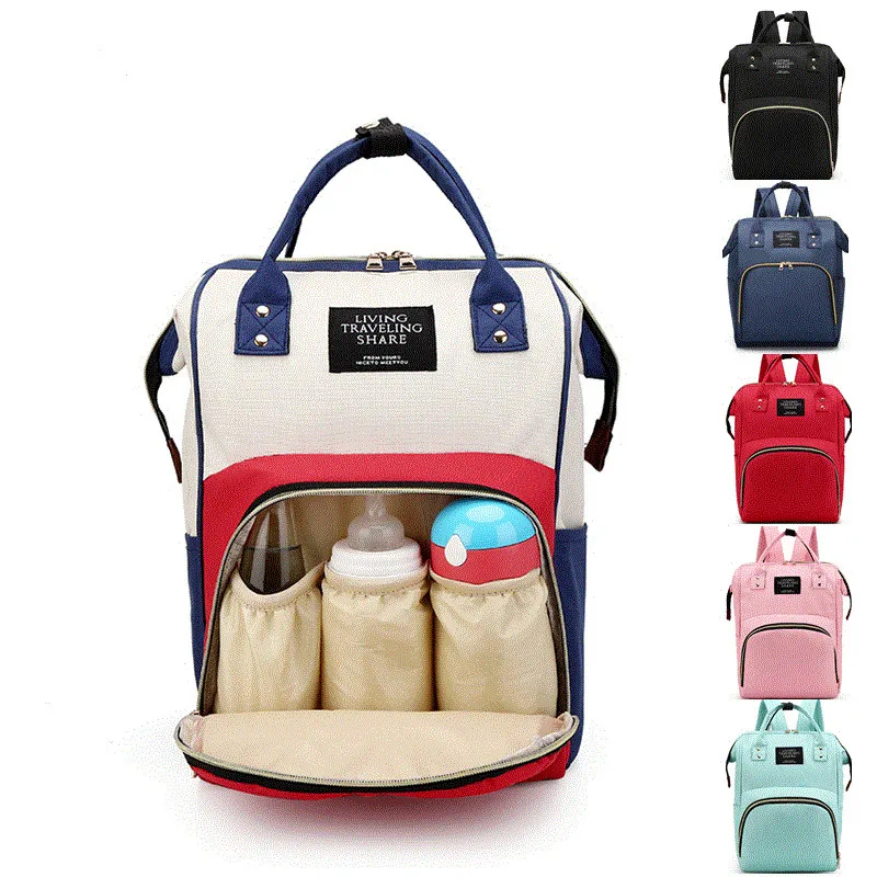 

Backpack Mummy Bag Maternity Nappy Diaper Bag Large Capacity Baby Travel Bag