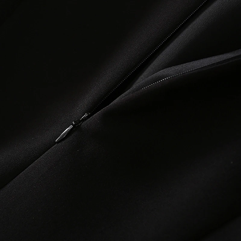 

Mini Dress Runway Designer 2021 Spring Summer New Women'S Fashion Party Sexy Elegant Chic Diamond Black Dresses