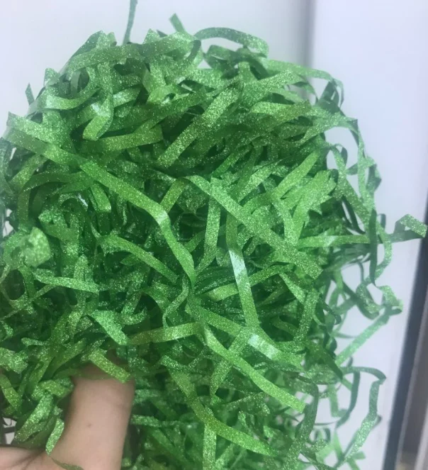 shredded C08 25 г/пакет, блестящая цветная рафия, наполнитель, бумажная посылка, коробка, наполнитель, шкурка, измельченная бумажная коробка, наполнение конфетти для упаковки подарков - Цвет: shredded C08