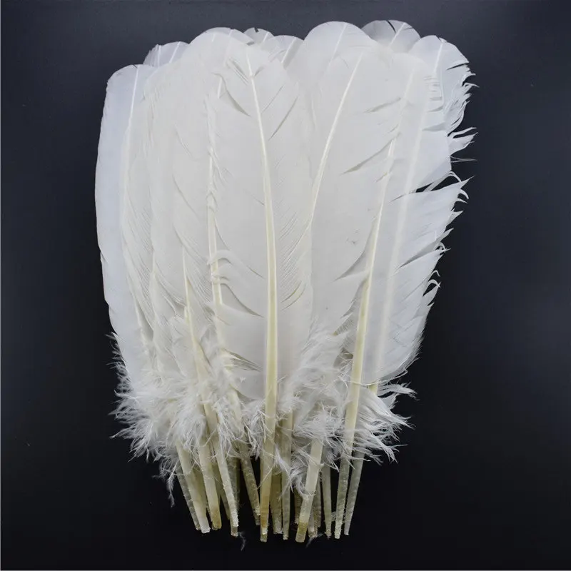 20 шт. Белый Петух гусиный фазан перья для рукоделия Изготовление ювелирных
