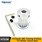 Зубчатый шкив с 15 зубьями 3 м, с отверстием 5668 мм, HTD3M, с синхронным ремнем 15 т, с 15 зубьями 3 м, гравировальный станок с ЧПУ POWGE