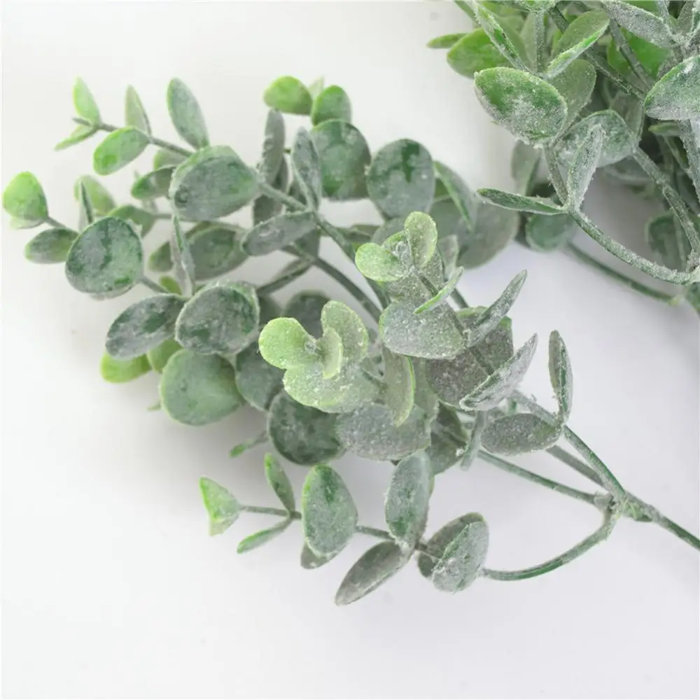 

Green Artificial Leaves Large Eucalyptus Leaf Plants Wall Material Decorative Fake Plants For Home Shop Garden Party Decor