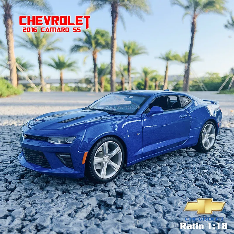 

Maisto 1:18 2016 Chevrolet Camaro SS car series Alloy Retro Car Model Classic Car Model Car Decoration Collection gift