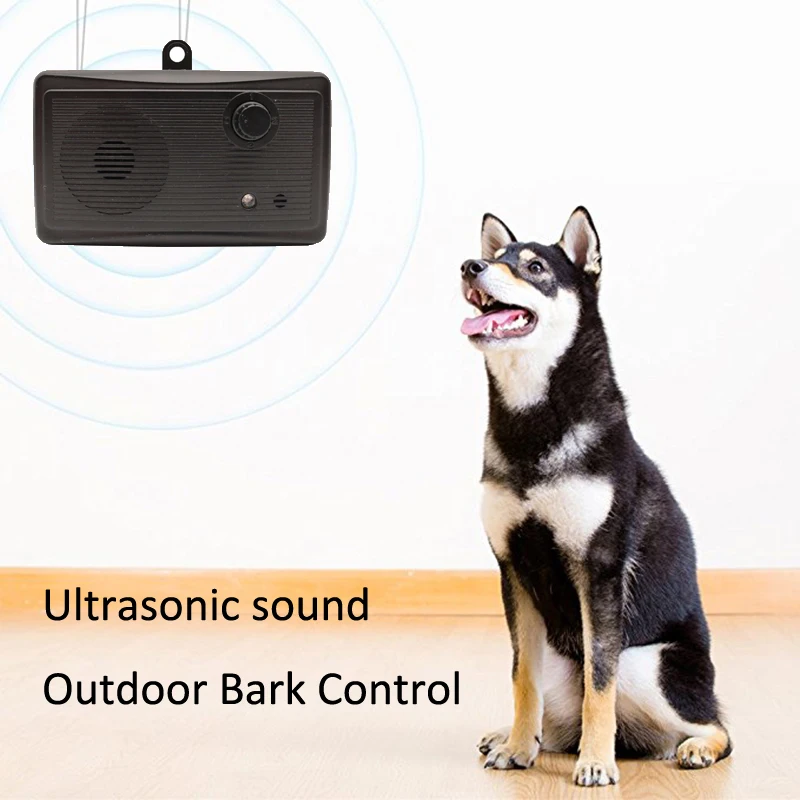 

Dog Repeller Outdoor Ultrasound Repeller Anti Barking Dogs Trainings Pet Control Sonic Stop Bark Up To 50 Feet