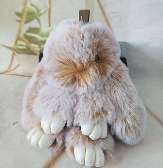 22-18cm Kawaii брелок кролик плюшевый брелок чучело Плюшевые игрушки линия друзья искусственный плюш 18 см fa2001 - Color: 22-18cm