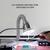 smoke exhauster instrument for mobile phone maintenance fume extractor
