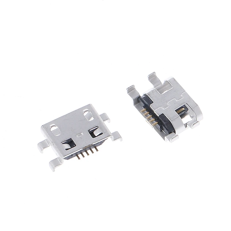 10 шт. Тип B Micro USB 5 Pin гнездовой Зарядное устройство крепление с портом Jack для