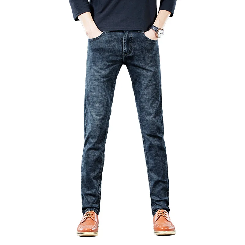 

2020 new men's jeans autumn and winter fashion micro-elastic casual jeans men jeans