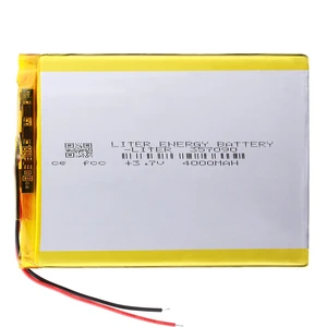 357090 3.7V 4000mAh Lithium polymer Battery with Protection Board For Tablet PC U25GT
