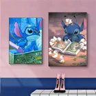 Настенная живопись Disney с анимационными стежками, плакаты и милые принты, Настенная картина для гостиной, детской комнаты, украшение для дома