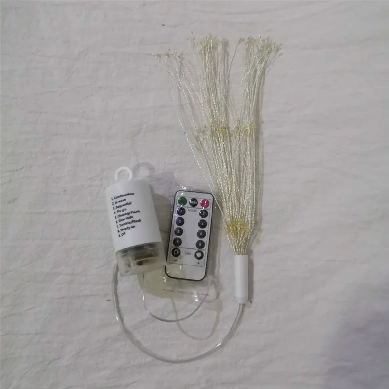 Светильник в виде звезды одуванчика светящаяся гирлянда из серебряной проволоки