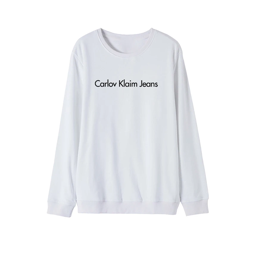 Cotton Sweatshirt Unisex Wear O Neck Long Sleeve Casual Solid Print High Quality Clothes for Teens  Crybaby Free Design