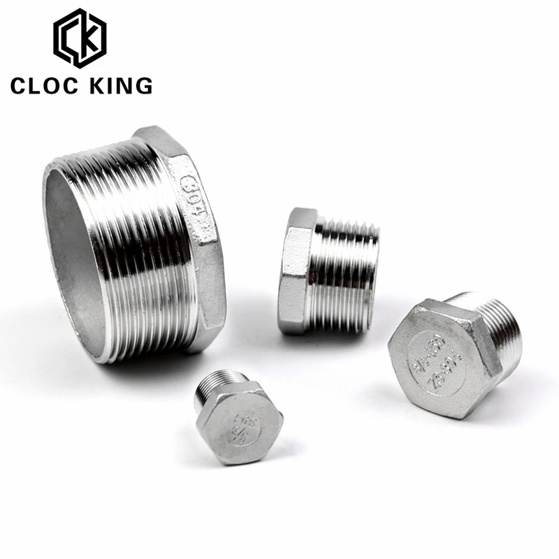 1/4 &quot3/8" 1/2 &quot3/4" 1 &quot1-1/4" 1-1/2 &quot2" BSP наружная резьба SS304 Торцевая крышка из