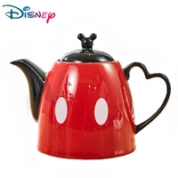 1200ml disney mickey cartoon large capacity water kettle ceramic cup home office coffee collection pot festival gifts