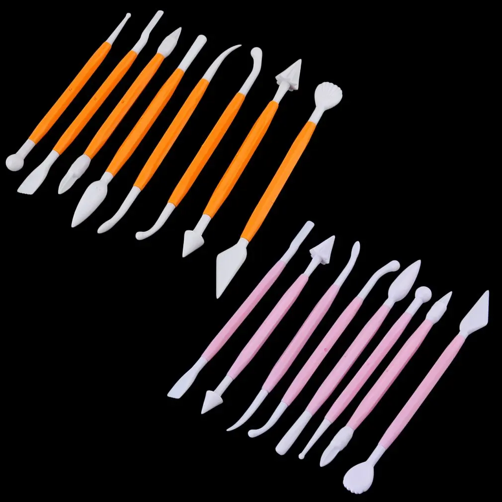 8 шт Модные помадка торта украшения печенья паста цветок Моделирование