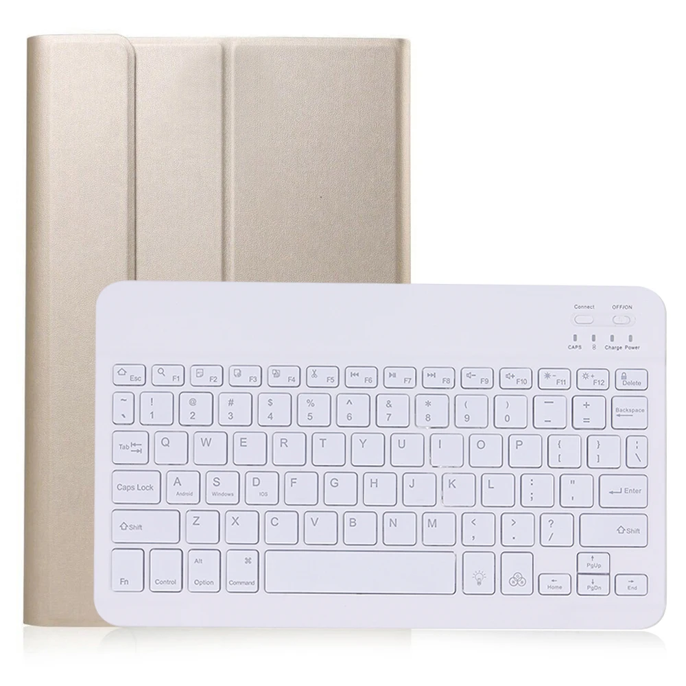 Shockproof Funda Case For Samsung Galaxy Tab A 10.1 inch 2019 SM-T510 T515 Bakclight Bluetooth Keyboard Tablet Cover | Компьютеры и