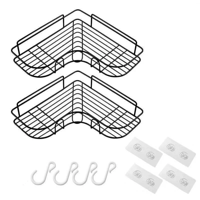 Двухъярусная металлическая полка XINCHEN для ванной комнаты