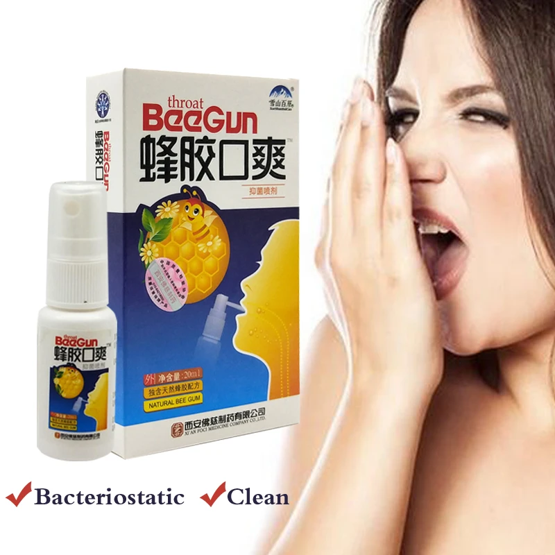 

Natural Herbal Mouth Freshener Spray Bee Propolis Antibacterial Oral Spray Oral Ulcers Toothache Bad Breath Treatment