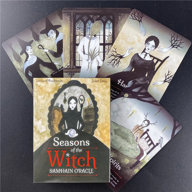 Сезоны ведьмы Самайн Oracle карточная игра Семья для отдыха и вечеринок игральные