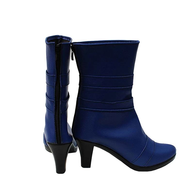 

Anime Sailor Moon Tenoh Haruka/Sailor Uranus Cosplay Shoes Halloween Tenoh Haruka Cosplay Blue Boots Custom Made